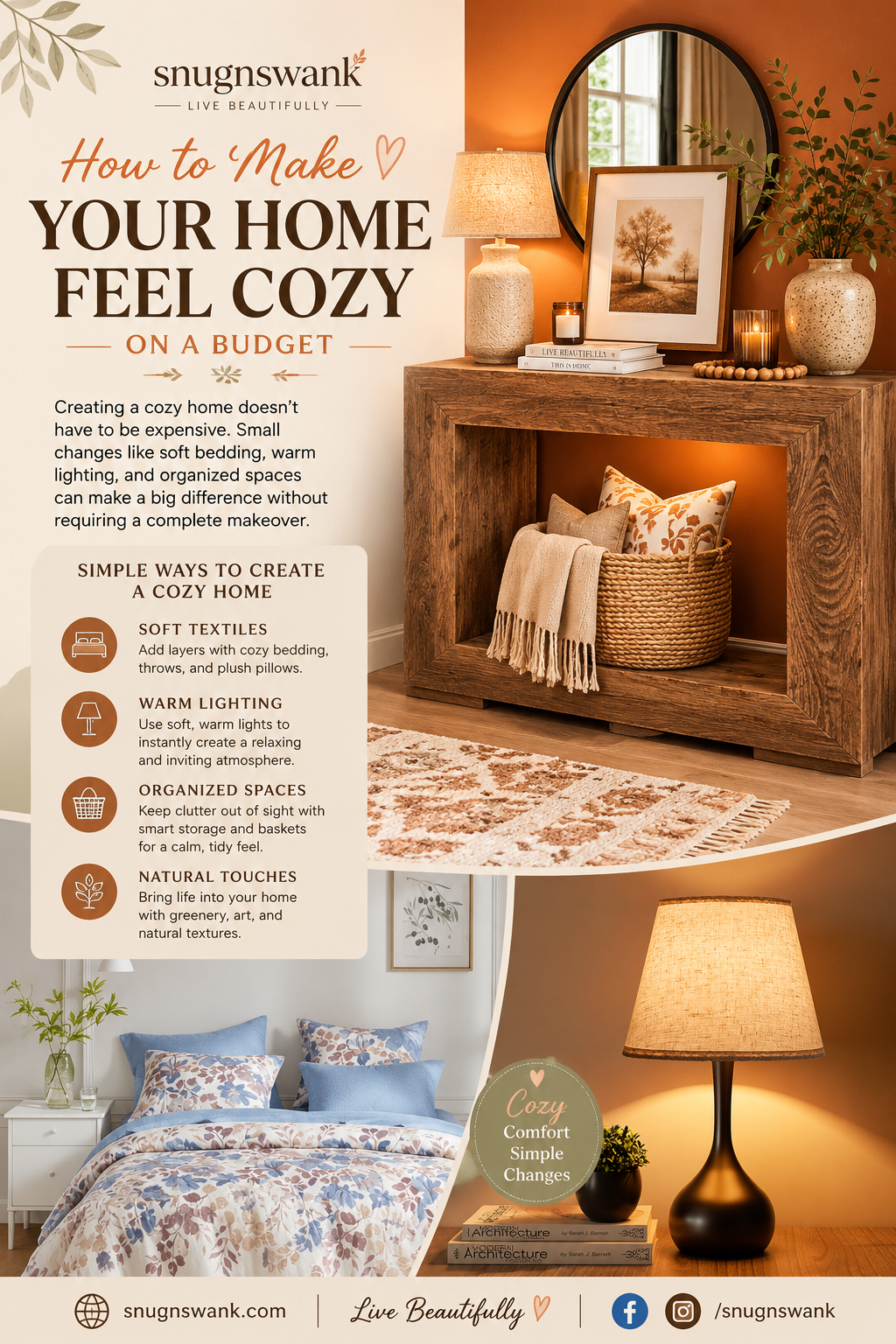 How to Make Your Home Feel Cozy on a Budget
