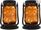 Mason Jar Lights  Solar Lantern Outdoor Waterproof Hanging Solar Lights