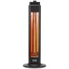 VEVOR Infrared Heater, 1500W Electric Space Heater with Remote Control & 3 Speeds & 24H Timer & Multiple Security Protections
