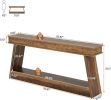 Sofa Table, Farmhouse Console Table Entryway Table with Storage