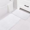 Memory Foam Bathroom Rug (White)