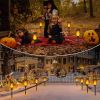 Solar Lights Outdoor, Solar Torch Light with Flickering Flame for Halloween Decor, Solar Garden Lights, Waterproof Outdoor Lighting