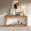 Console Table, Farmhouse Entryway Table Couch Table Behind Sofa