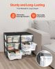 Plastic Storage Drawers, 2 Pack Storage Organizer Drawer, 6 Drawers Closet Organization and Storage Dividers