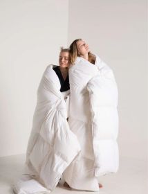 Brushed Microfiber Down Alternative Medium Weight Solid Comforter (Color: White, size: Twin)