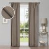 Linen Washable Room Darkening Blackout Curtains, Set of 2