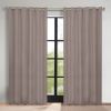 Classic Modern Solid Room Darkening Blackout Curtain Panels, Set of 2