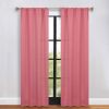 Solid Room Darkening Rod Pocket Blackout Curtain Panels, Set of 2