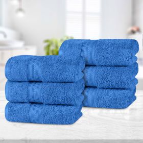 Atlas Cotton Plush Absorbent Heavyweight Luxury Hand Towel Set of 6 (Color: Allure, size: 6 Piece Hand Towels)