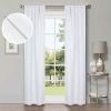 Linen Washable Room Darkening Blackout Curtains, Set of 2
