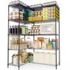 UltraDurable Double Row Heavy Duty 1500/1200 LBS 5/4 Tiers Storage Shelves