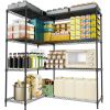UltraDurable Double Row Heavy Duty 1500/1200 LBS 5/4 Tiers Storage Shelves
