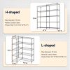 UltraDurable Double Row Heavy Duty 1500/1200 LBS 5/4 Tiers Storage Shelves